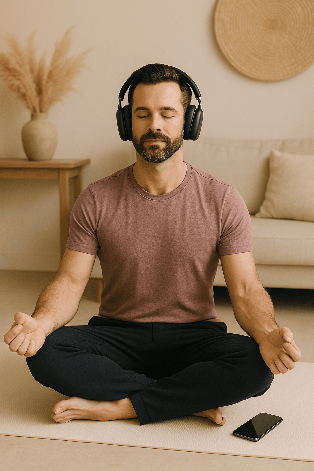 mies asiakas meditoi mies työhyvinvointi